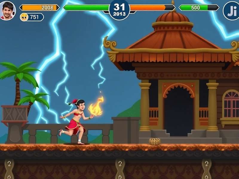 Lightning Ginger Sprint gameplay screenshot
